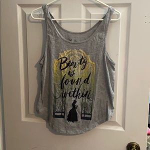 Disney Beauty and the Beast tank top